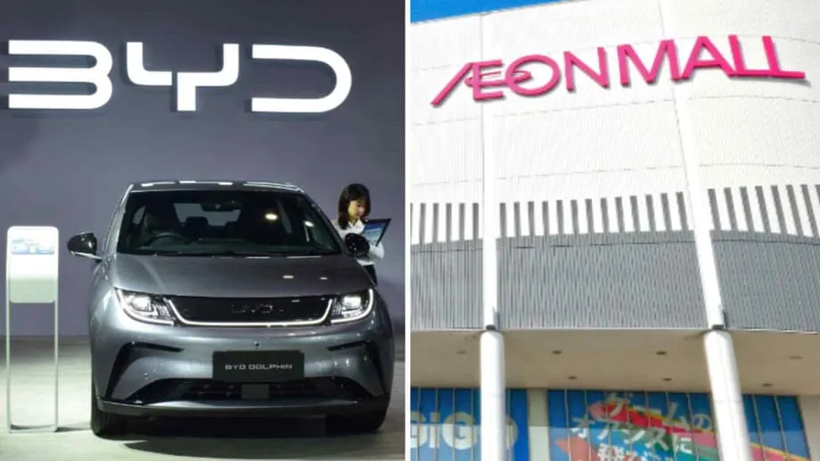 जापान में किफायती ईवी बेचने के लिए BYD ने Aeon से साझेदारी की