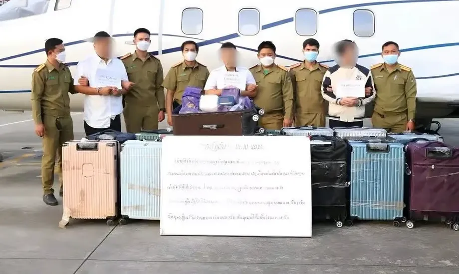 Filipino Arrest Confirmed After 521 Kilograms of Suspected Meth Seized From Jet in Laos